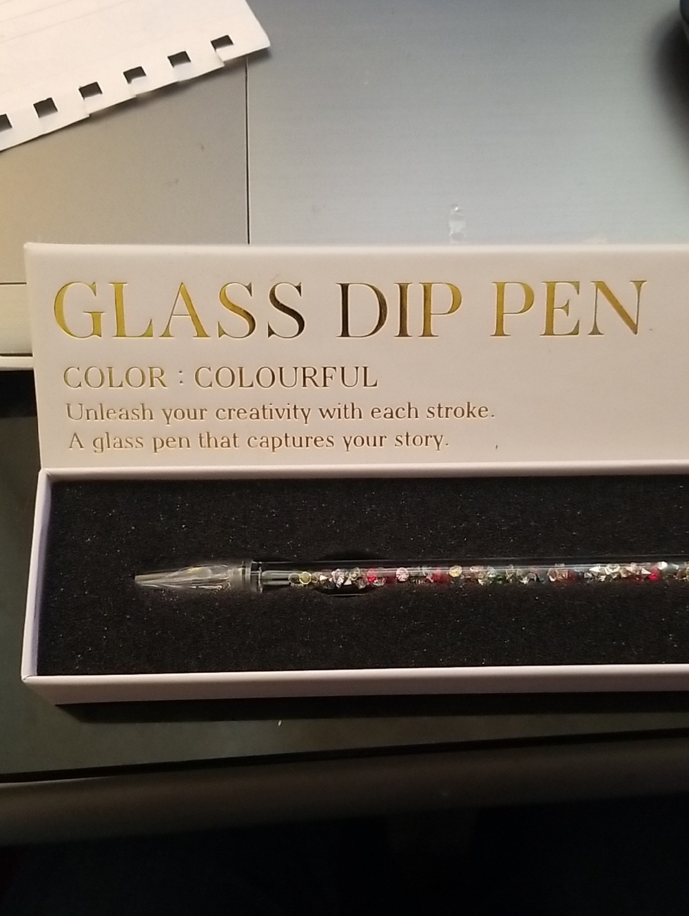 Glass Dip Pen - Colorful